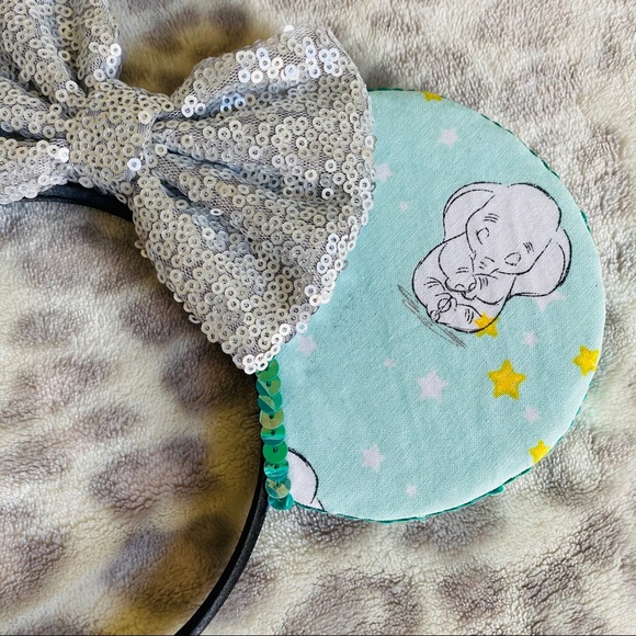 Disneyland Baby Dumbo Minnie Mouse Ears - Picture 2 of 3